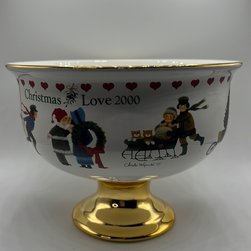 VTG Charles Wysocki Teleflora Dish